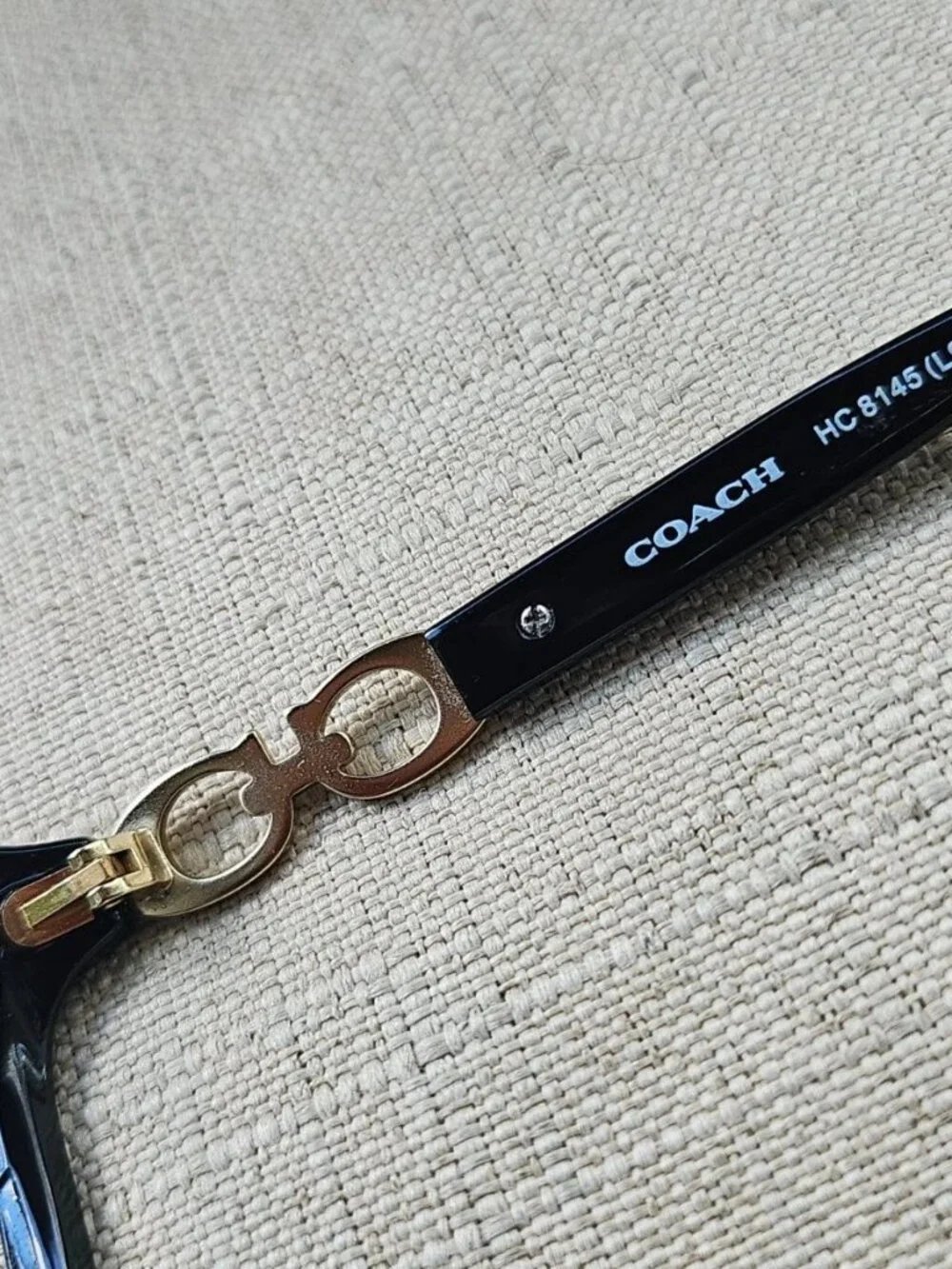 Coach Women Eyeglasses Frame Black Big Face Eyewear HC8145 L948 Glasses Frame